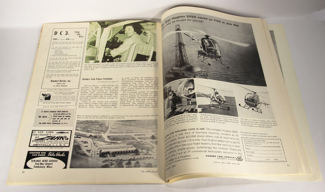 AOPA Pilot Magazine October 1963 Vol. 6 No. 11 ENG Vintage ACIDIC ODOR L019456