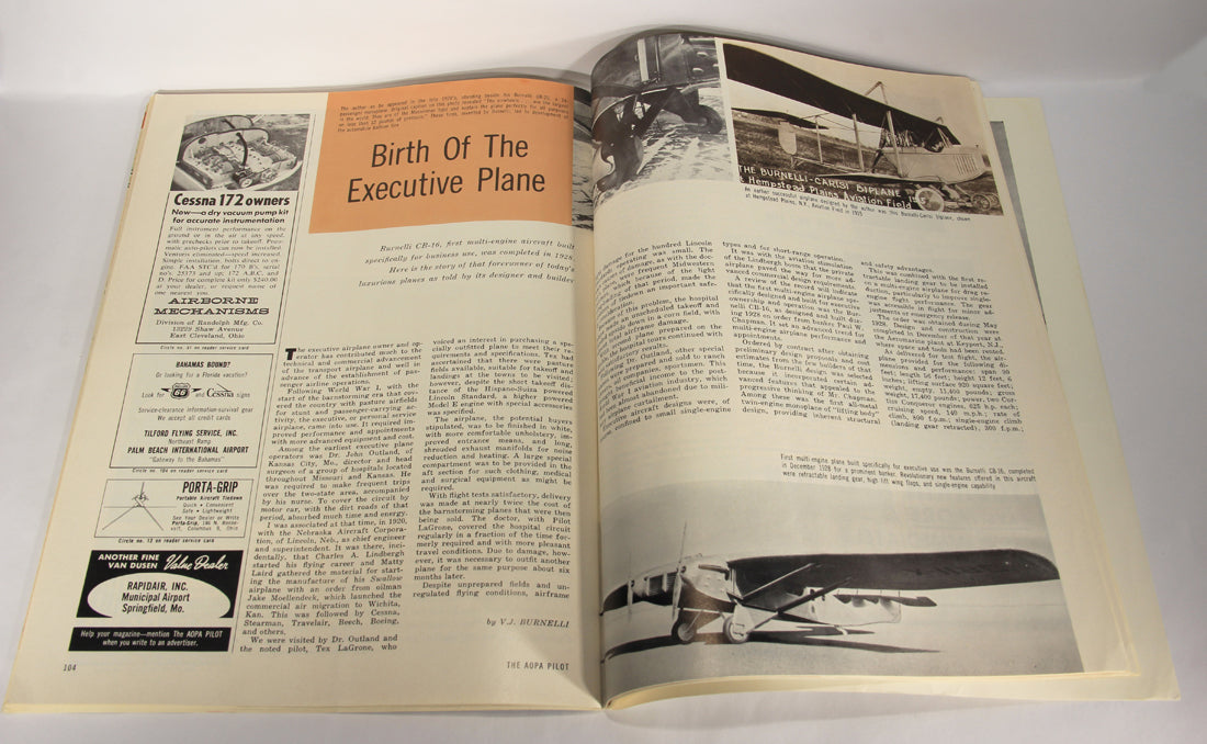 AOPA Pilot Magazine October 1963 Vol. 6 No. 11 ENG Vintage ACIDIC ODOR L019456