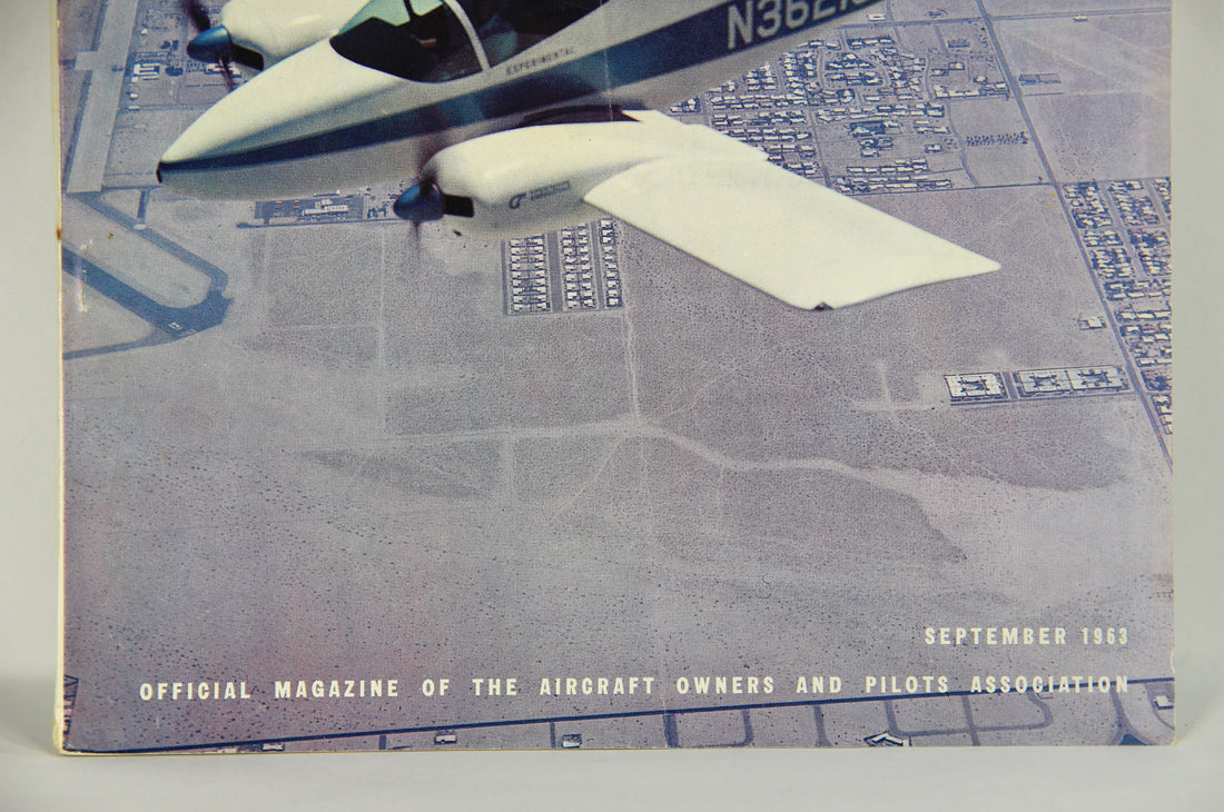 AOPA Pilot Magazine September 1963 Vol. 6 No. 10 ENG Vintage ACIDIC ODOR L019457