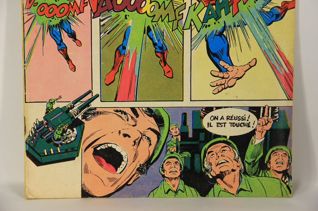 Superman No 54 Bronze Age 1972 Interpresse French Comic Book ACIDIC ODOR L019458