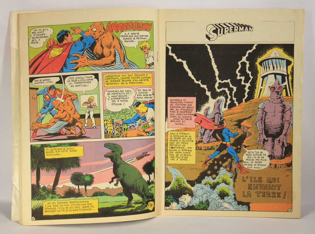 Superman No 60 Bronze Age 1972 Interpresse French Comic Book ACIDIC ODOR L019459