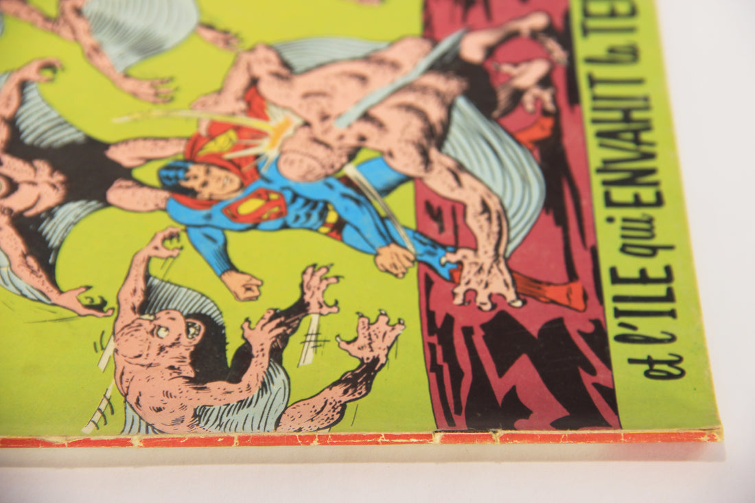 Superman No 60 Bronze Age 1972 Interpresse French Comic Book ACIDIC ODOR L019459