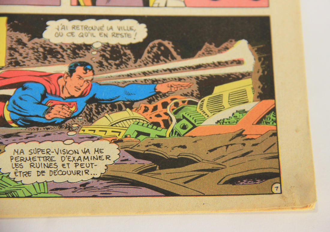 Superman No 60 Bronze Age 1972 Interpresse French Comic Book ACIDIC ODOR L019459