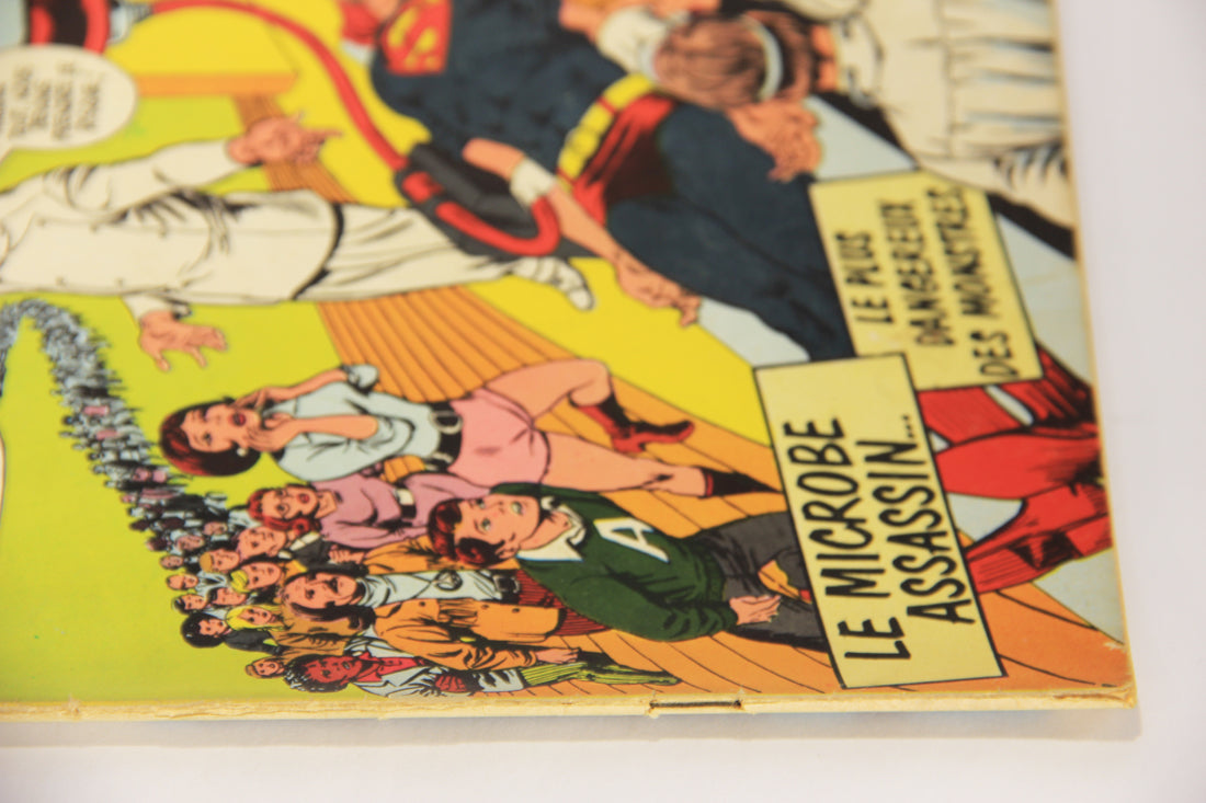 Superman No 61 Bronze Age 1972 Interpresse French Comic Book ACIDIC ODOR L019460