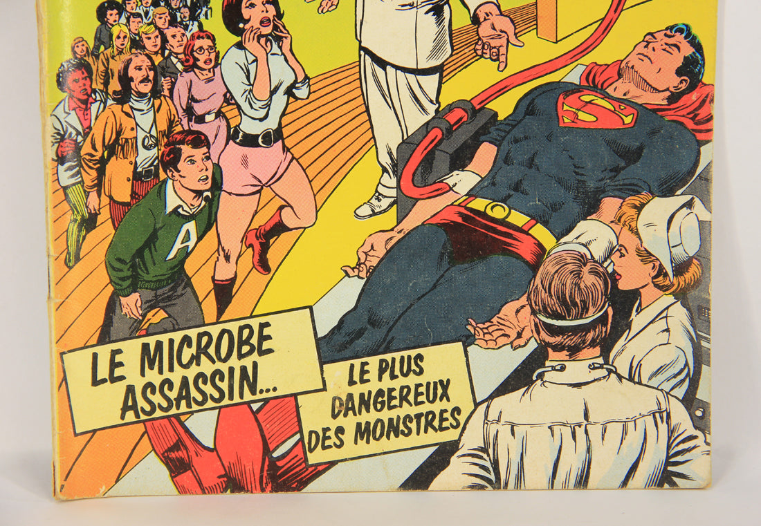 Superman No 61 Bronze Age 1972 Interpresse French Comic Book ACIDIC ODOR L019460