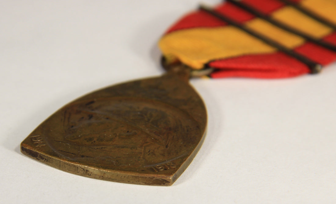 Belgium 1919 WWI Commemorative Medal Of The War 1914-1918 - Bronze L019462