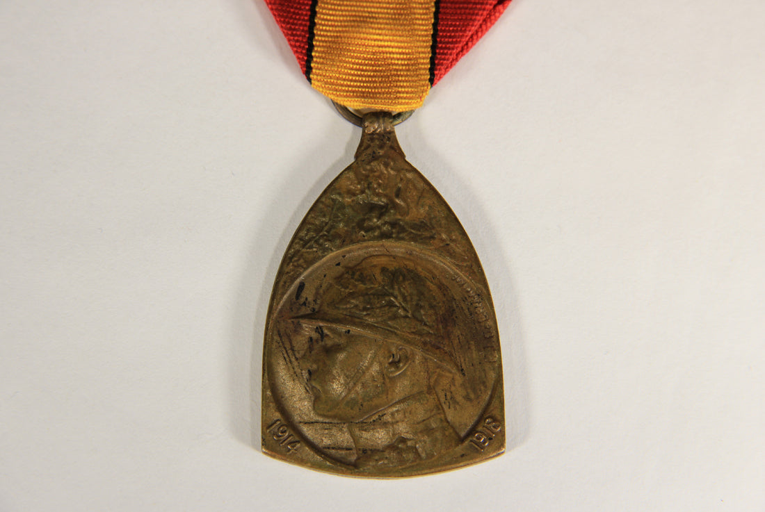 Belgium 1919 WWI Commemorative Medal Of The War 1914-1918 - Bronze L019462