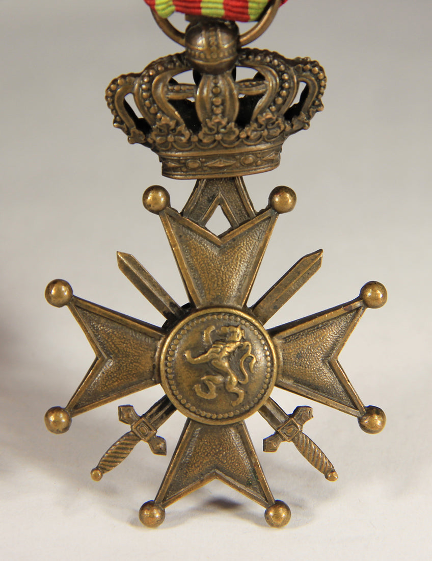 Belgium 1915 War Cross WWI 1914-1918 With Palm - Belgique Croix De Guerre Bronze L019463
