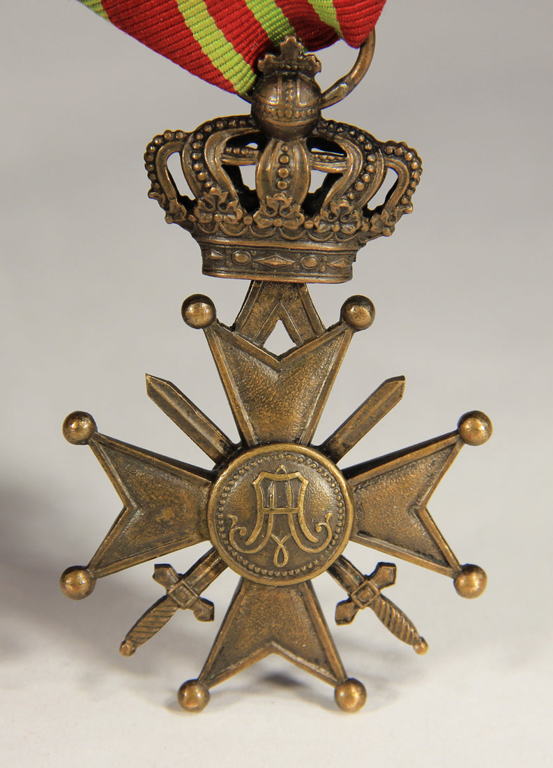 Belgium 1915 War Cross WWI 1914-1918 With Palm - Belgique Croix De Guerre Bronze L019463