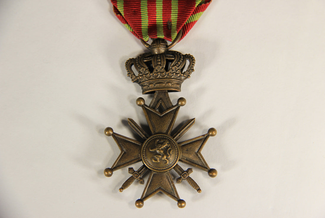 Belgium 1915 War Cross WWI 1914-1918 With Palm - Belgique Croix De Guerre Bronze L019463