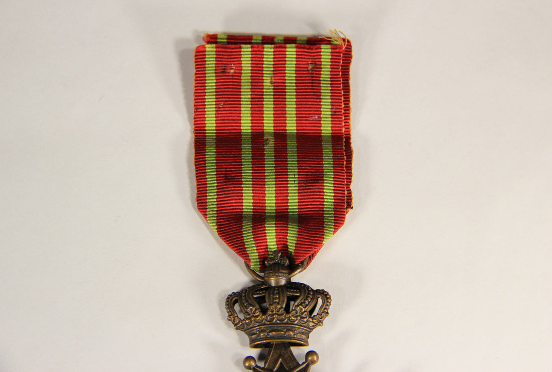 Belgium 1915 War Cross WWI 1914-1918 With Palm - Belgique Croix De Guerre Bronze L019463