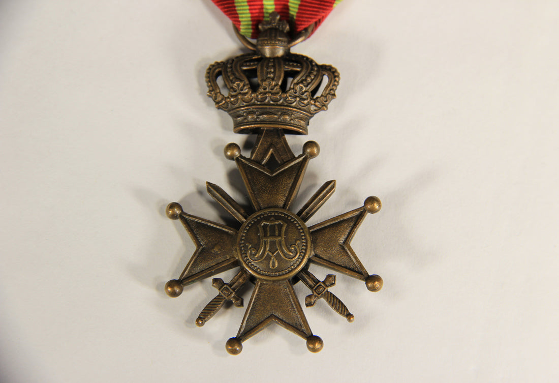 Belgium 1915 War Cross WWI 1914-1918 With Palm - Belgique Croix De Guerre Bronze L019463