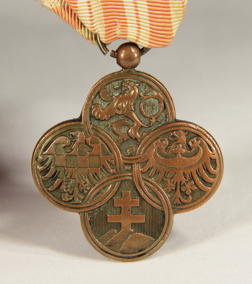 Czechoslovakia 1918 War Cross WWI 1914-1918 - Tchécoslovaquie Croix De Guerre L019464