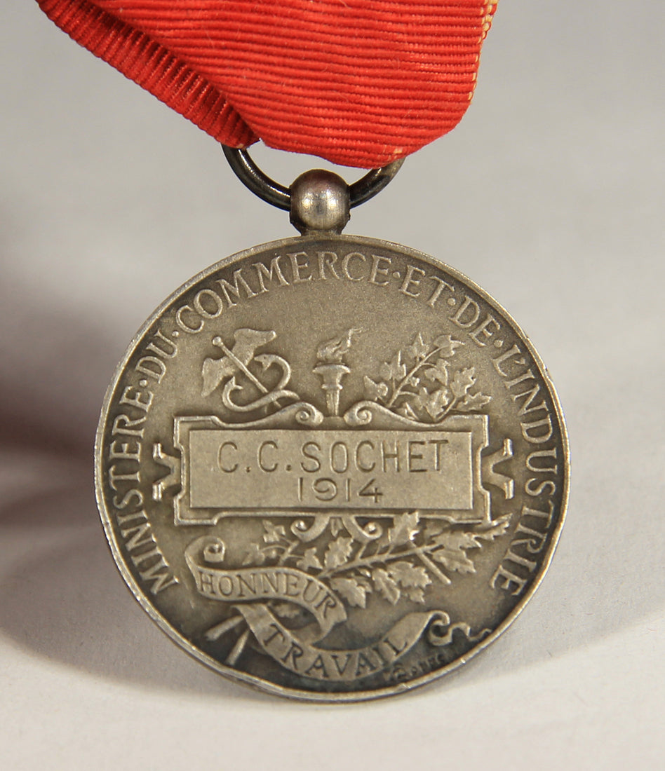 France 1886 Médaille D'Honneur Du Ministère Du Commerce Et De L'Industrie L019465