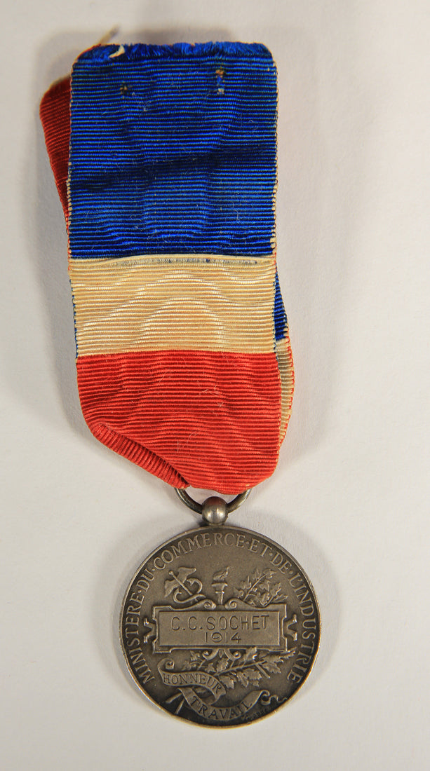 France 1886 Médaille D'Honneur Du Ministère Du Commerce Et De L'Industrie L019465