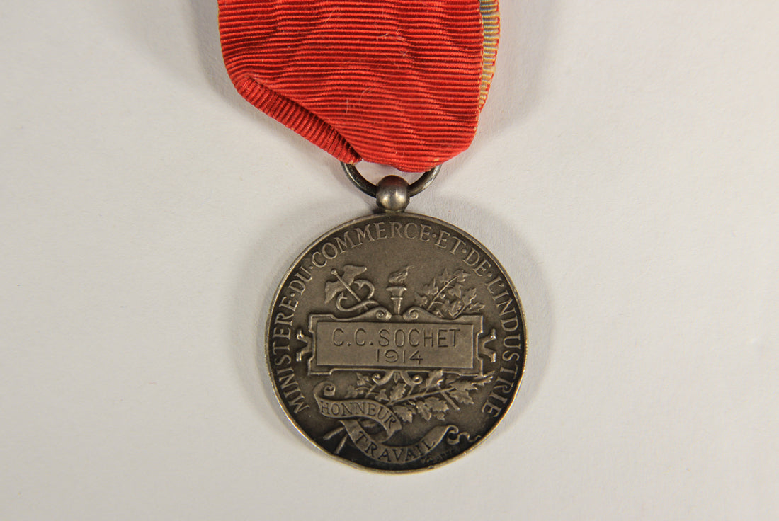 France 1886 Médaille D'Honneur Du Ministère Du Commerce Et De L'Industrie L019465