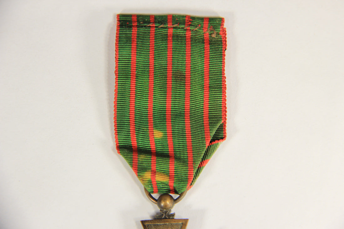 France 1915 WWI Croix De Guerre 1914-1918 - War Cross With 3 Stars - Bronze L019466