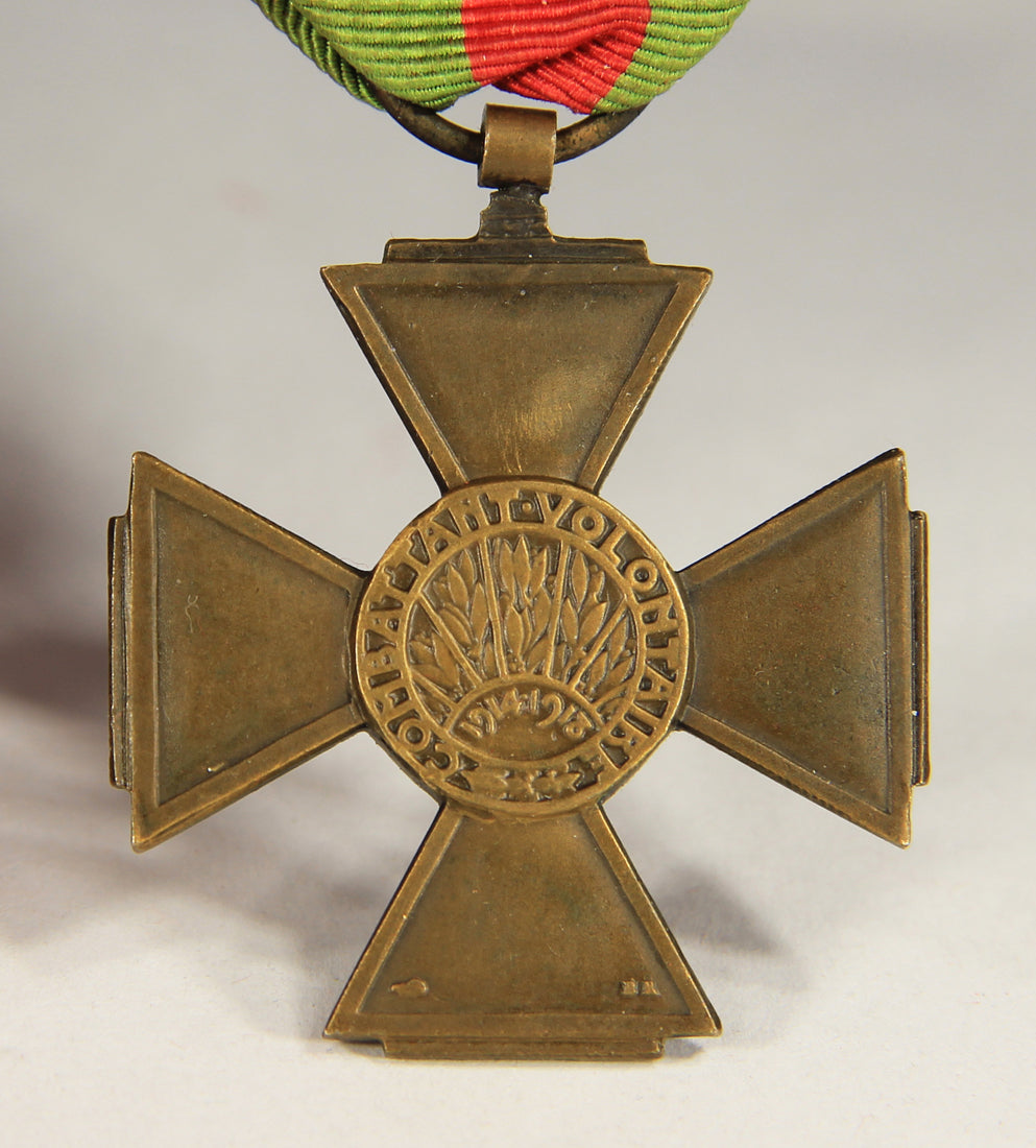 France 1935 WWI Croix Du Combattant Volontaire - Volunteer Combatant's Cross L019468
