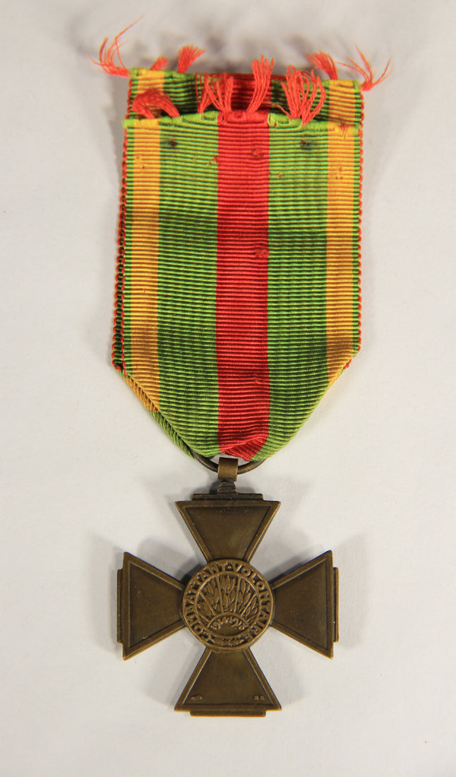 France 1935 WWI Croix Du Combattant Volontaire - Volunteer Combatant's Cross L019468