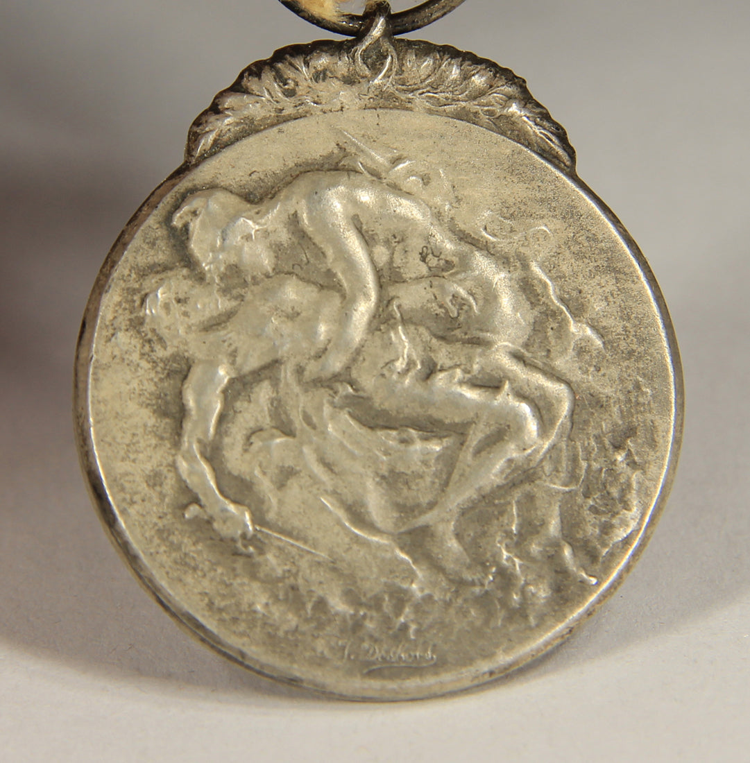 France 1917 WWI Médaille Reconnaissance Française Type 1 - 2e Classe Silver L019469