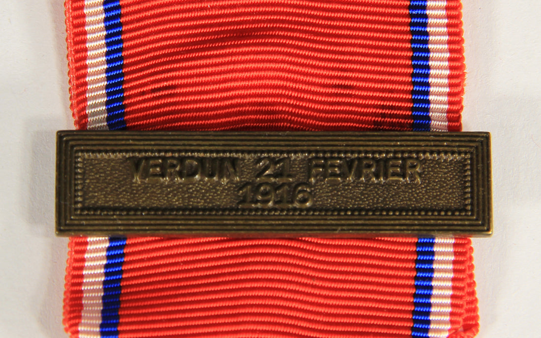 France 1917 WWI Médaille De La Bataille De Verdun Type 3 - Battle Of Verdun - Bronze L019472
