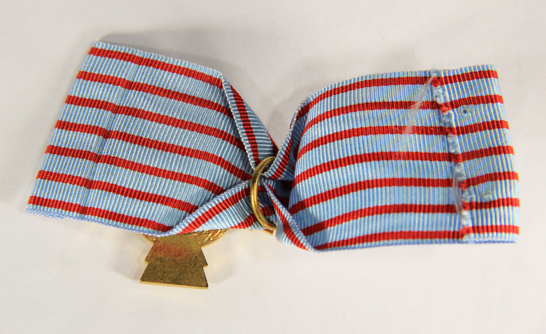 France 1930 WWI War Medal La Croix Du Combattant - Combatant's Cross - Bronze L019476