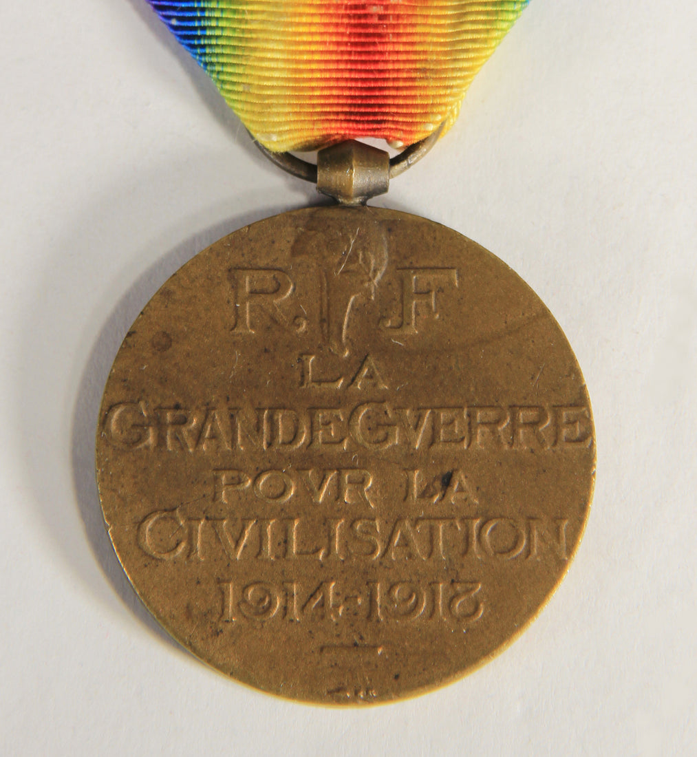 France 1922 WWI Médaille De La Victoire Interalliée - Victory Medal - Bronze L019479