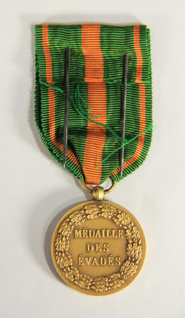 France 1926 War Medal - Médaille Des Évadés - The Escapee's Medal - Bronze L019480