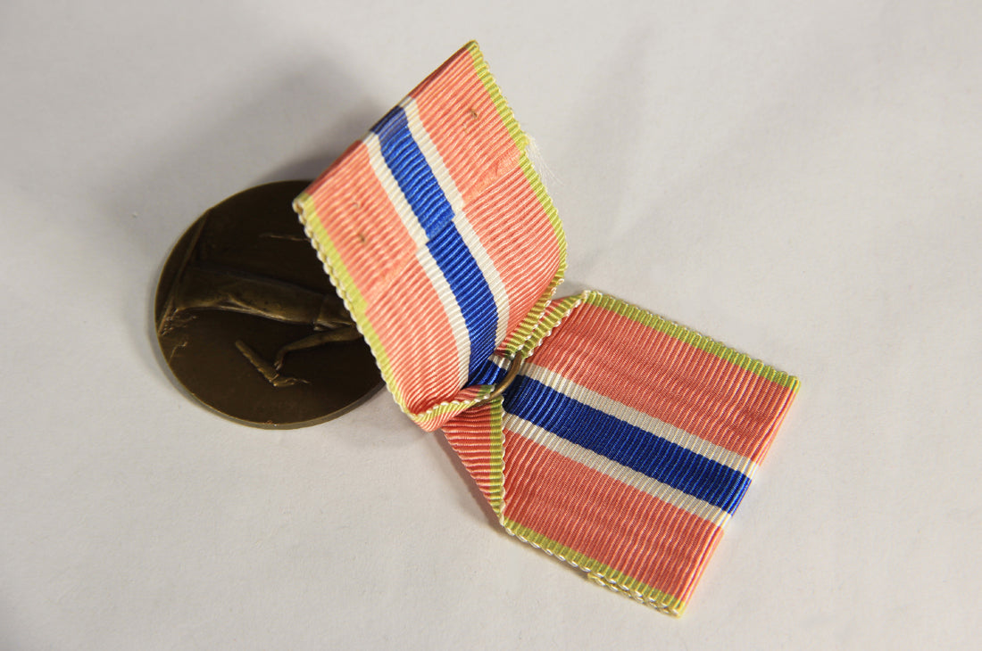 France 1936 WWI Médaille Des Prisonniers Civils, Déportés Et Otages Bronze L019481