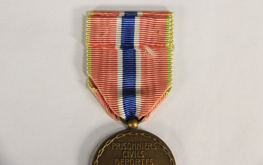 France 1936 WWI Médaille Des Prisonniers Civils, Déportés Et Otages Bronze L019481