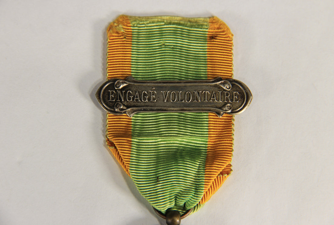 France 1914-1918 WWI Medal Volunteers Of The Great War Engagé Volontaire - Bronze L019483