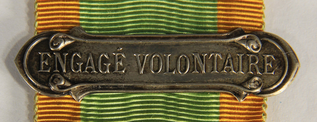 France 1914-1918 WWI Medal Volunteers Of The Great War Engagé Volontaire - Bronze L019483