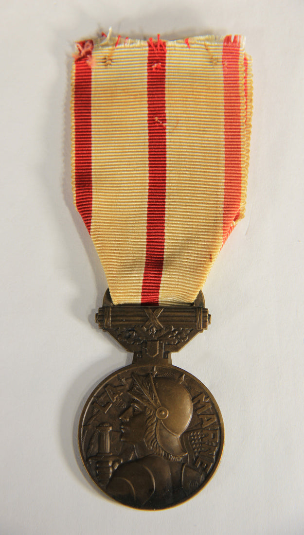 France 1937 War Medal WWI Médaille De La Marne - The Marne Medal - 1914-1918 Bronze L019484