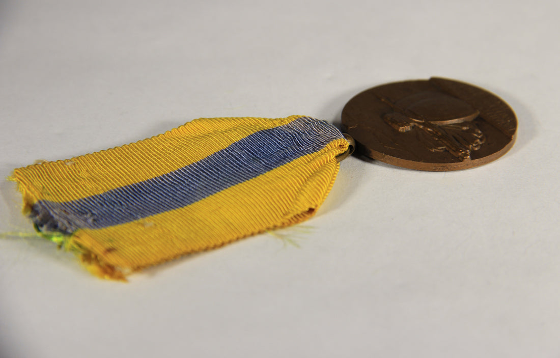 France 1956 WWI & WWII Médaille Commém. De La Bataille De La Somme - Bronze L019485