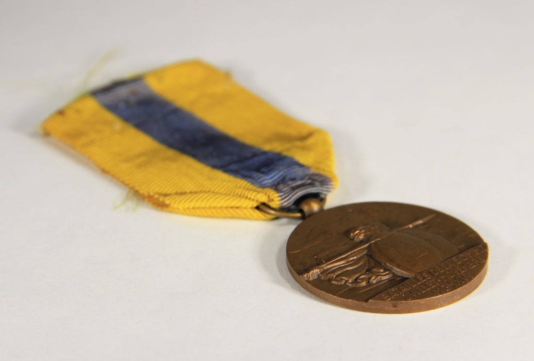 France 1956 WWI & WWII Médaille Commém. De La Bataille De La Somme - Bronze L019485