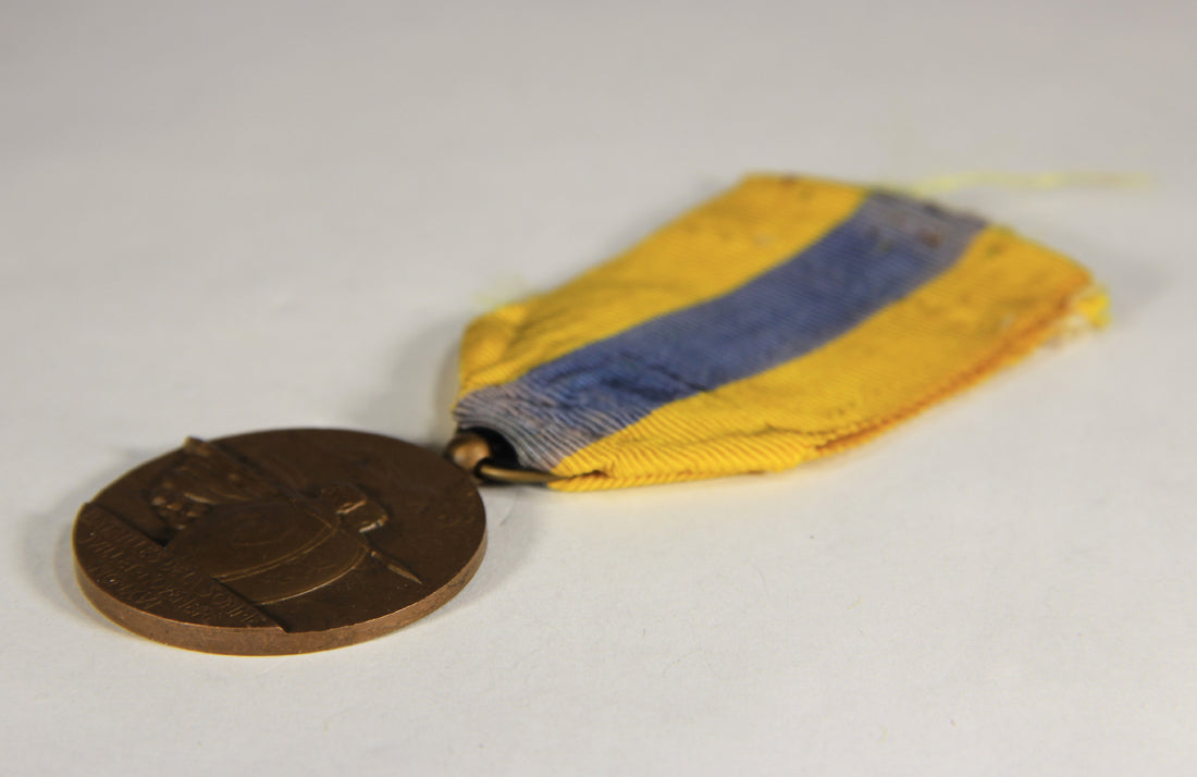 France 1956 WWI & WWII Médaille Commém. De La Bataille De La Somme - Bronze L019485
