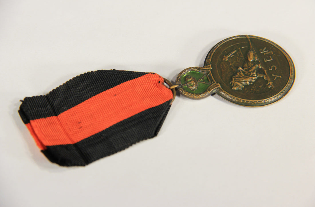 Belgium 1918 WWI Yser Medal - Médaille De L'Yser - Medaille Van De Ijser - Bronze L019495