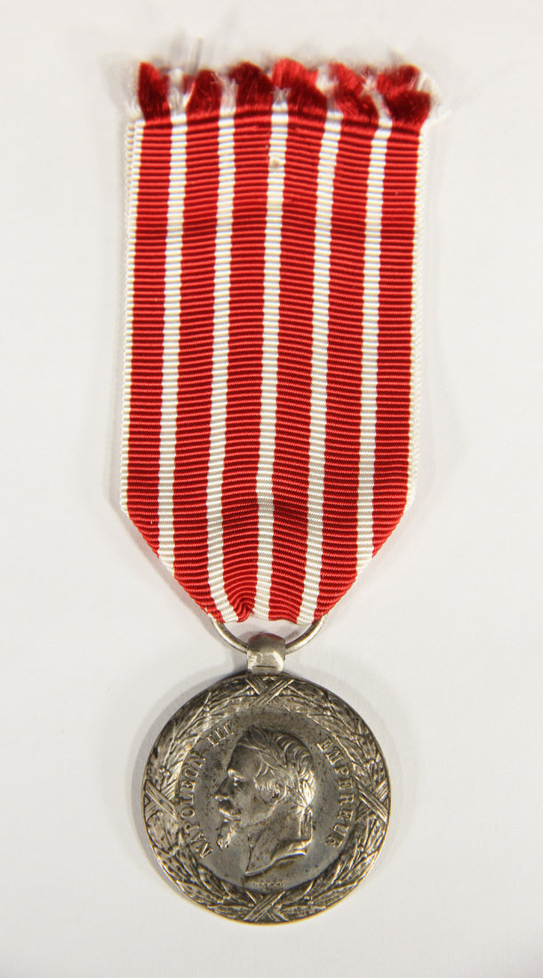 France 1859 Médaille Commémorative De La Campagne D'Italie - Silver L019497