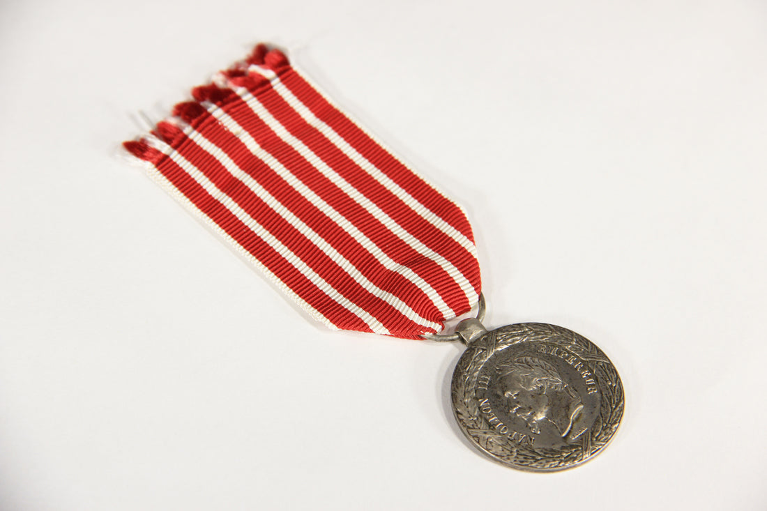 France 1859 Médaille Commémorative De La Campagne D'Italie - Silver L019497