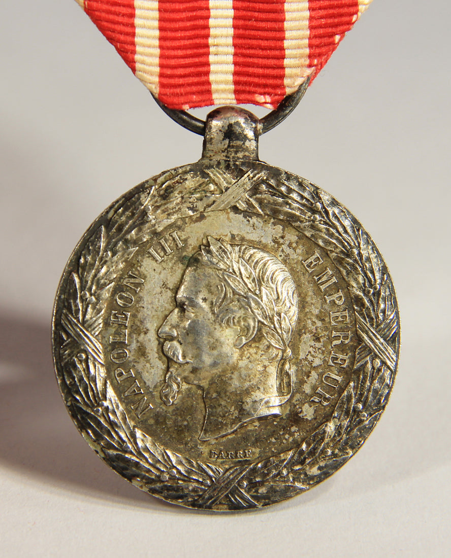 France 1859 Médaille Commémorative De La Campagne D'Italie - Silver L019498