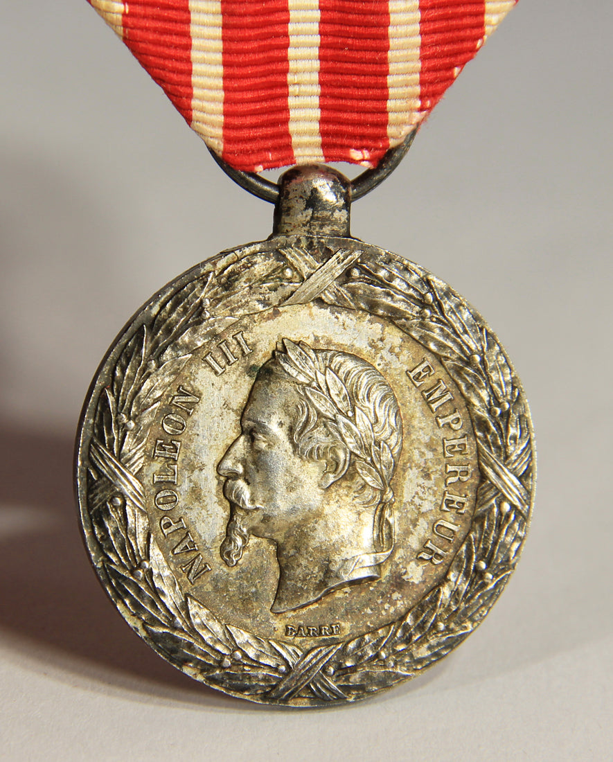 France 1859 Médaille Commémorative De La Campagne D'Italie - Silver L019498