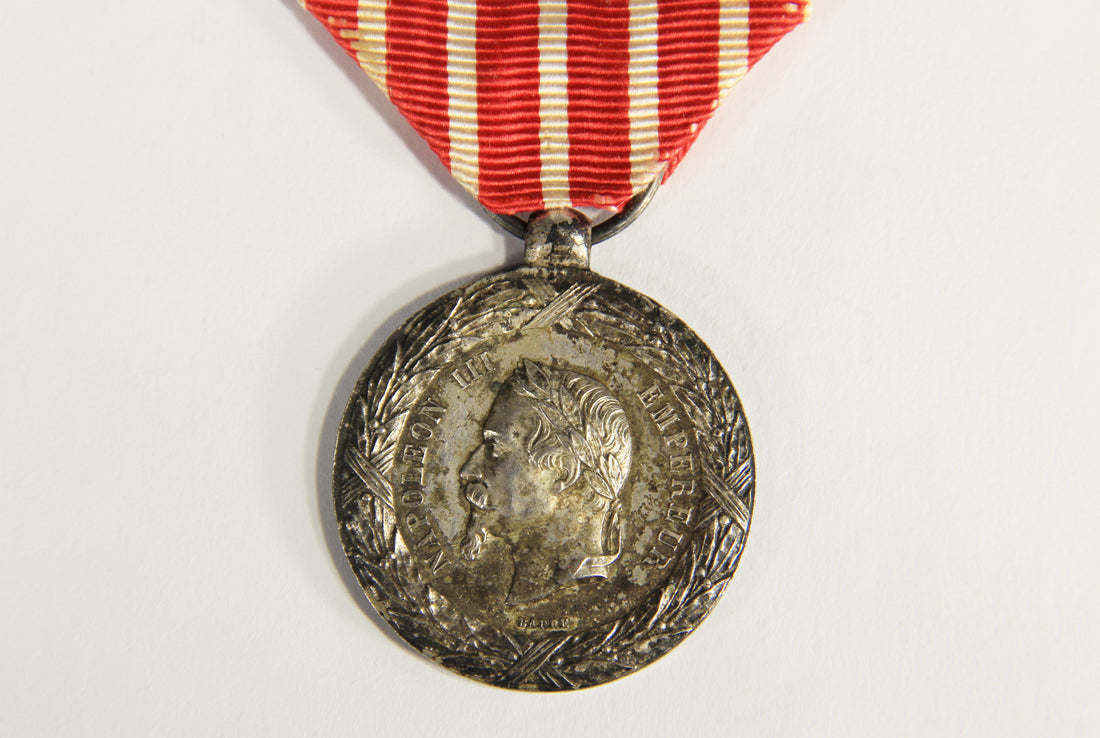 France 1859 Médaille Commémorative De La Campagne D'Italie - Silver L019498