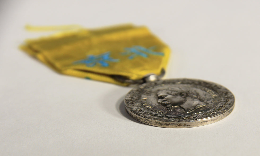 France 1861 Médaille Commémorative De L'Expédition De Chine - .950 Silver L019499