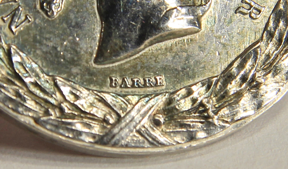 France 1861 Médaille Commémorative De L'Expédition De Chine - .950 Silver L019499