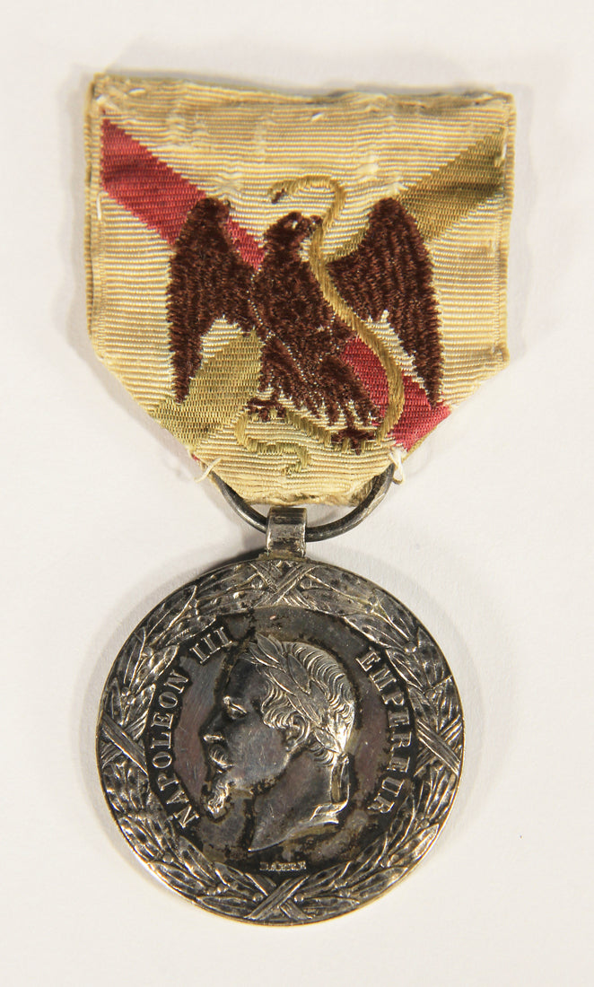 France 1863 Médaille Commémorative De L'Expédition Du Mexique - Silver L019500