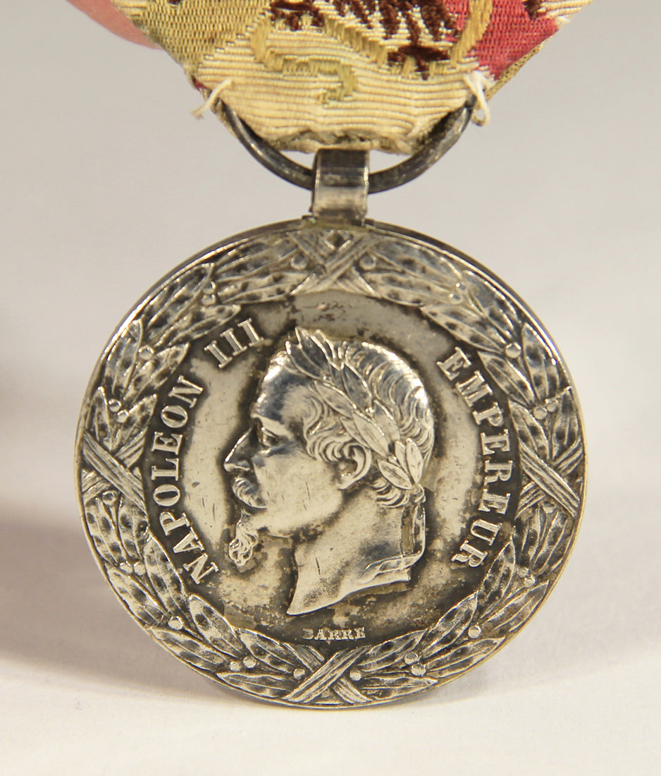 France 1863 Médaille Commémorative De L'Expédition Du Mexique - Silver L019500