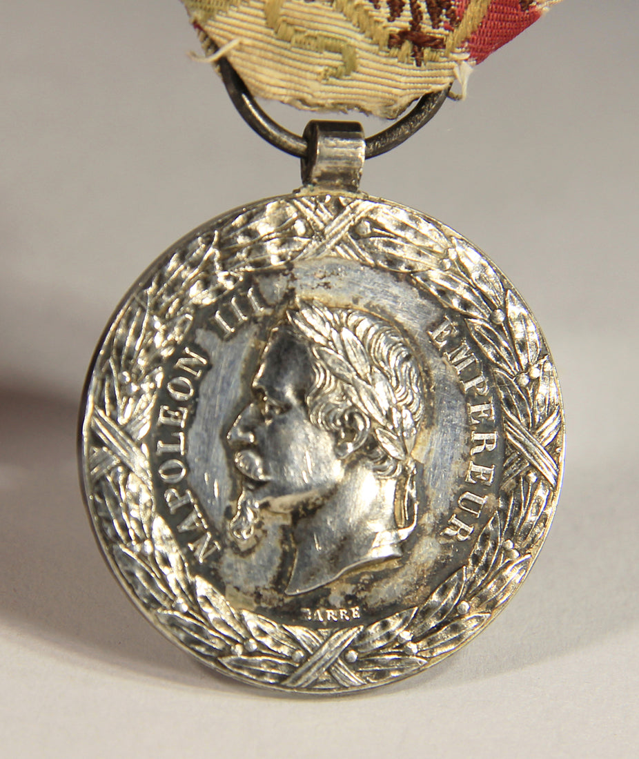 France 1863 Médaille Commémorative De L'Expédition Du Mexique - Silver L019500