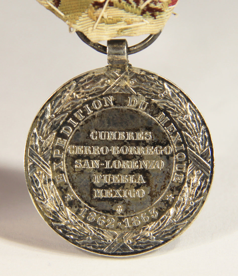 France 1863 Médaille Commémorative De L'Expédition Du Mexique - Silver L019500