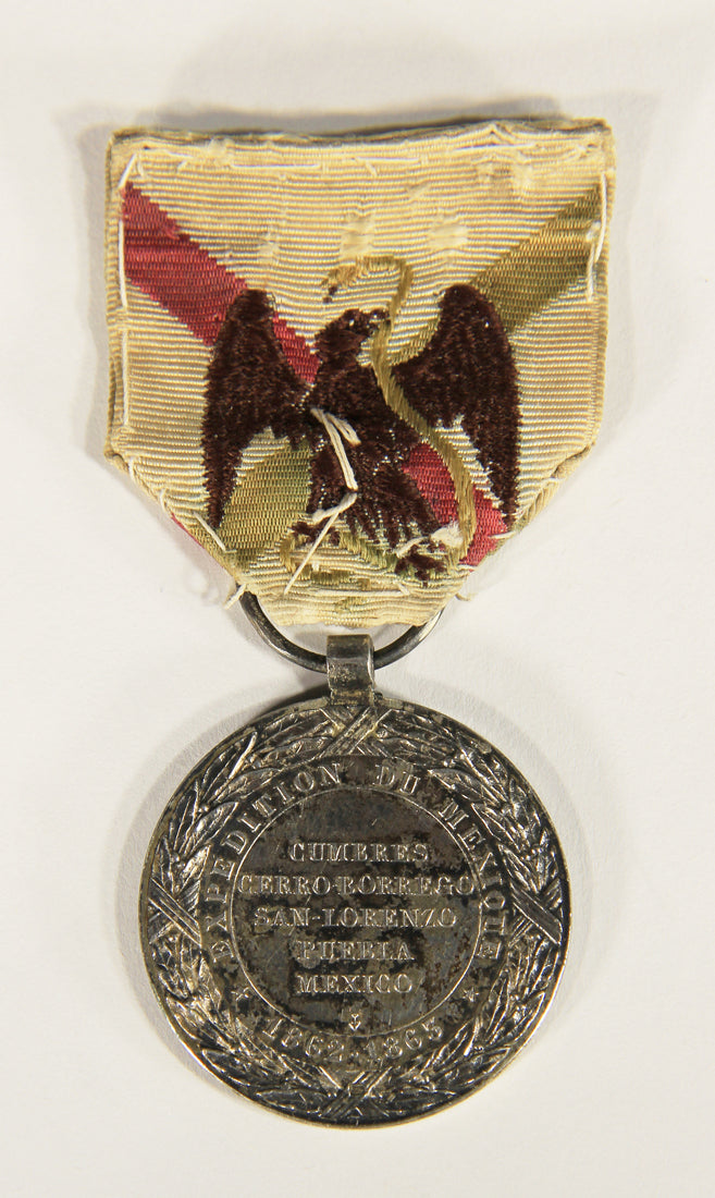 France 1863 Médaille Commémorative De L'Expédition Du Mexique - Silver L019500