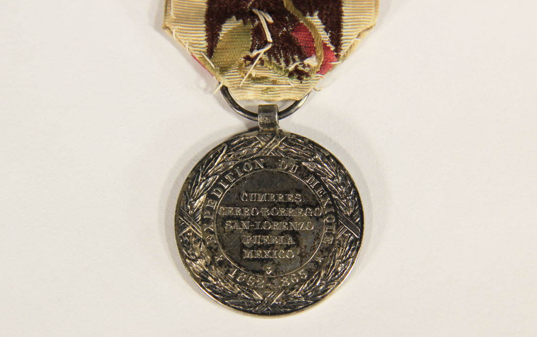 France 1863 Médaille Commémorative De L'Expédition Du Mexique - Silver L019500